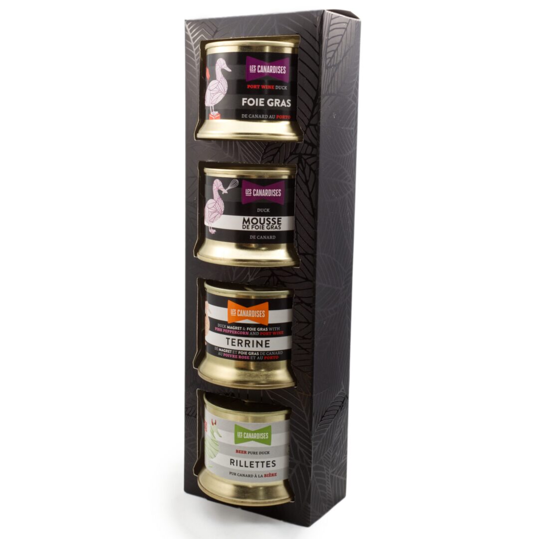 COFFRET Le Quatuor Coup de cœur - Les Canardises - Pâté - - La Guilde Culinaire