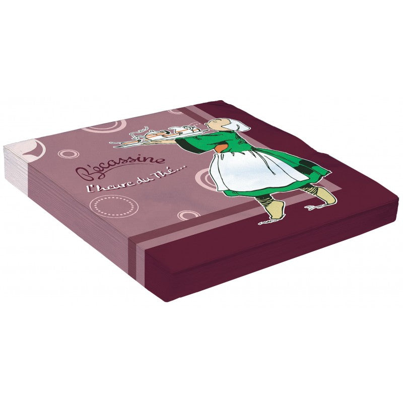Serviettes l'heure du thé - Bécassine - Editions Clouet - Serviette - - La Guilde Culinaire