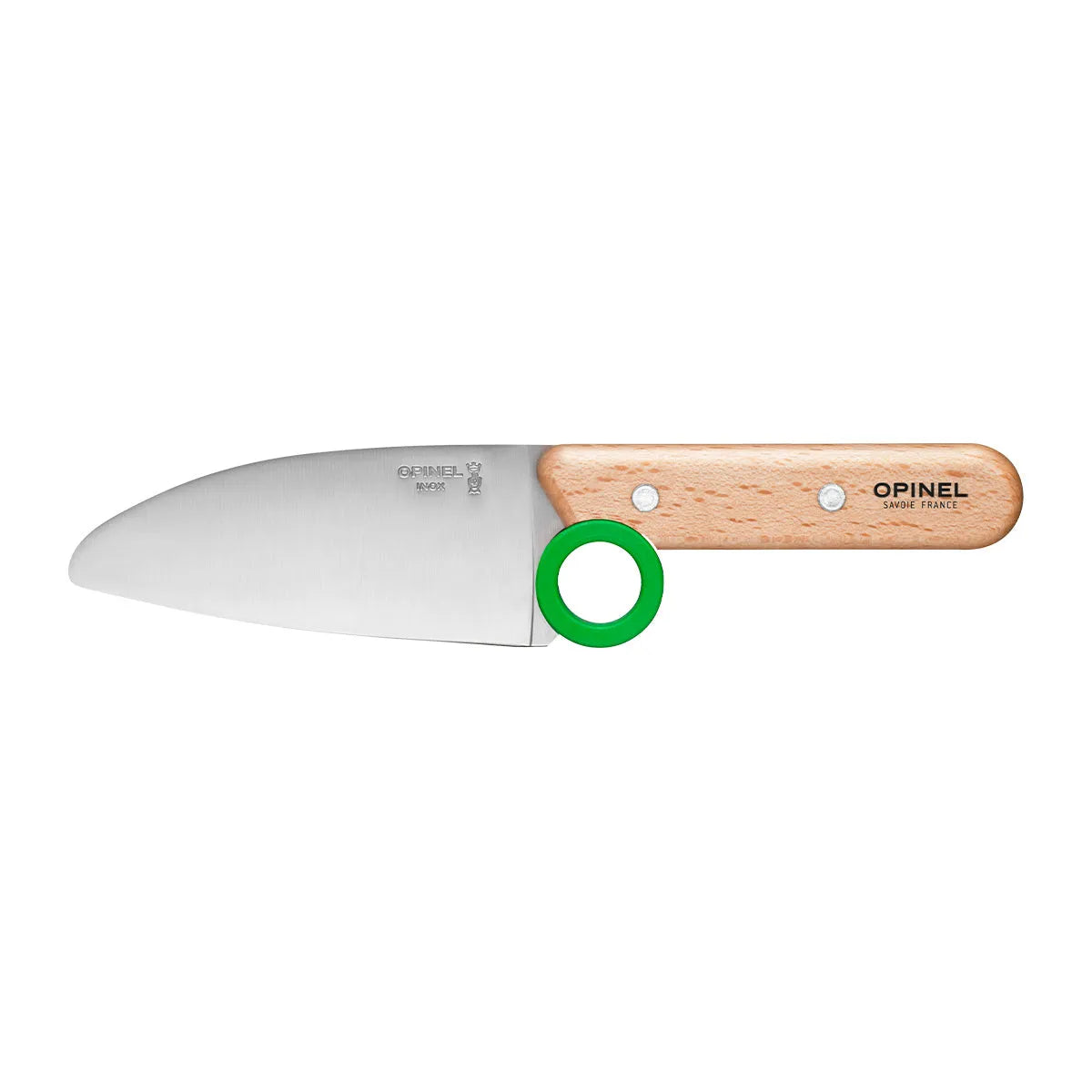 Opinel - Coffret Le Petit Chef (couteau+protège doigt+éplucheur) - vert    - Opinel - Couteau de cuisine - 