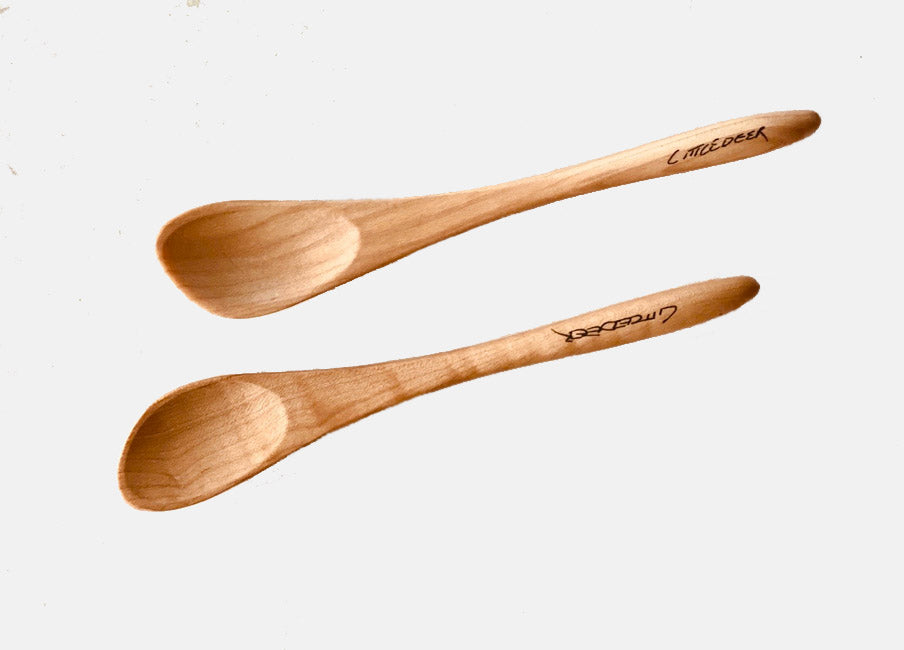 L'Écope délice Large (Droitier) 11" / 28cm - Littledeer - Cuillère de service - - La Guilde Culinaire