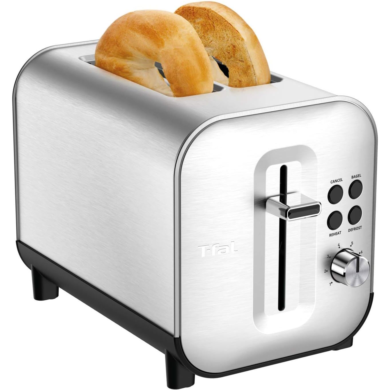 Grille-pain 2 tranches, argenté T-fal - T-fal - Grille-pain - - La Guilde Culinaire