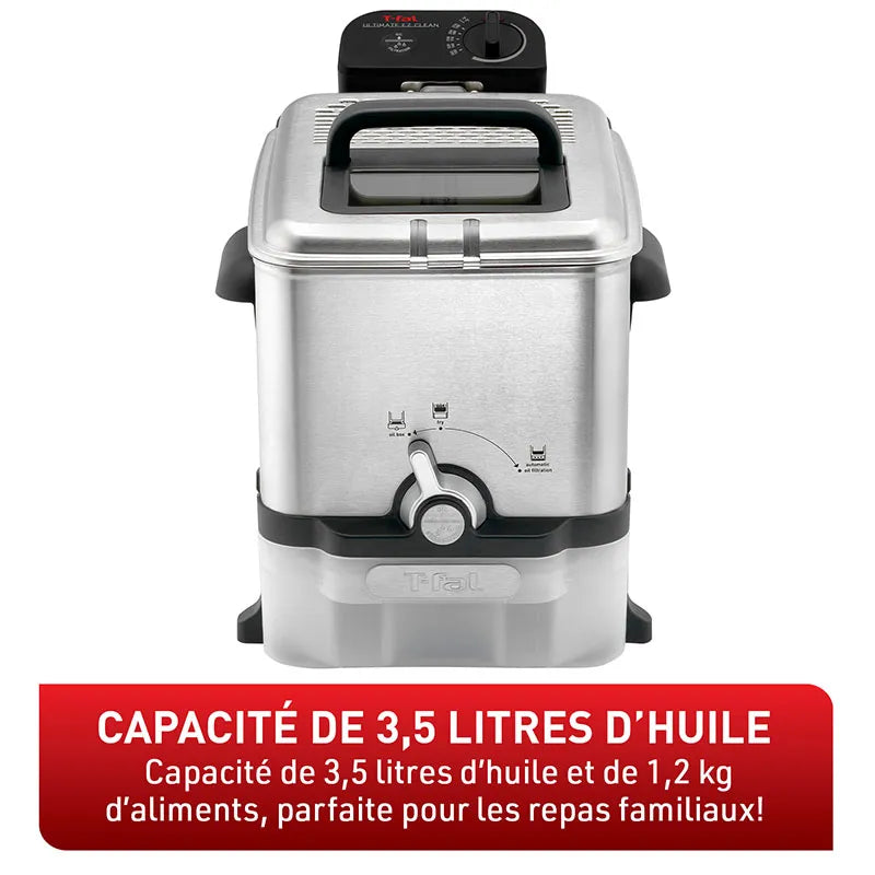 Friteuse Ultimate EZ Clean Deep Fryer 3.5L T-fal - T-fal - Friteuse - - La Guilde Culinaire