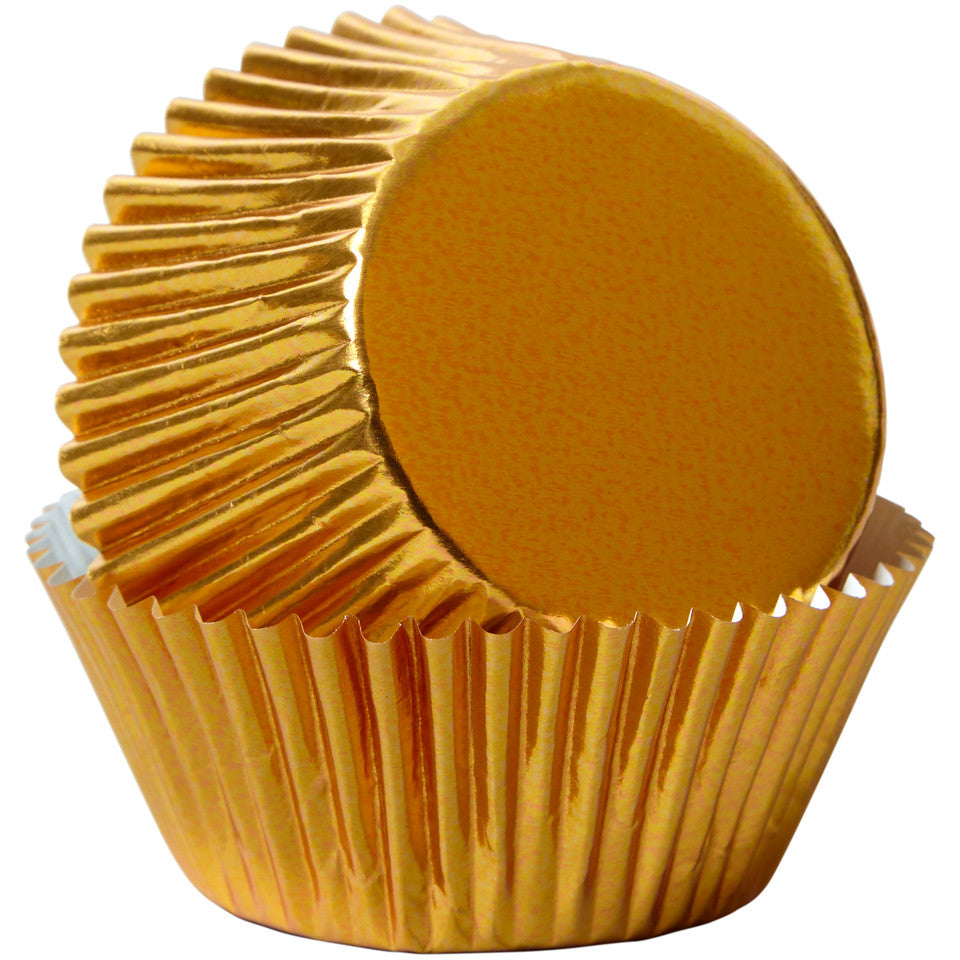 Caissettes à cupcakes dorées