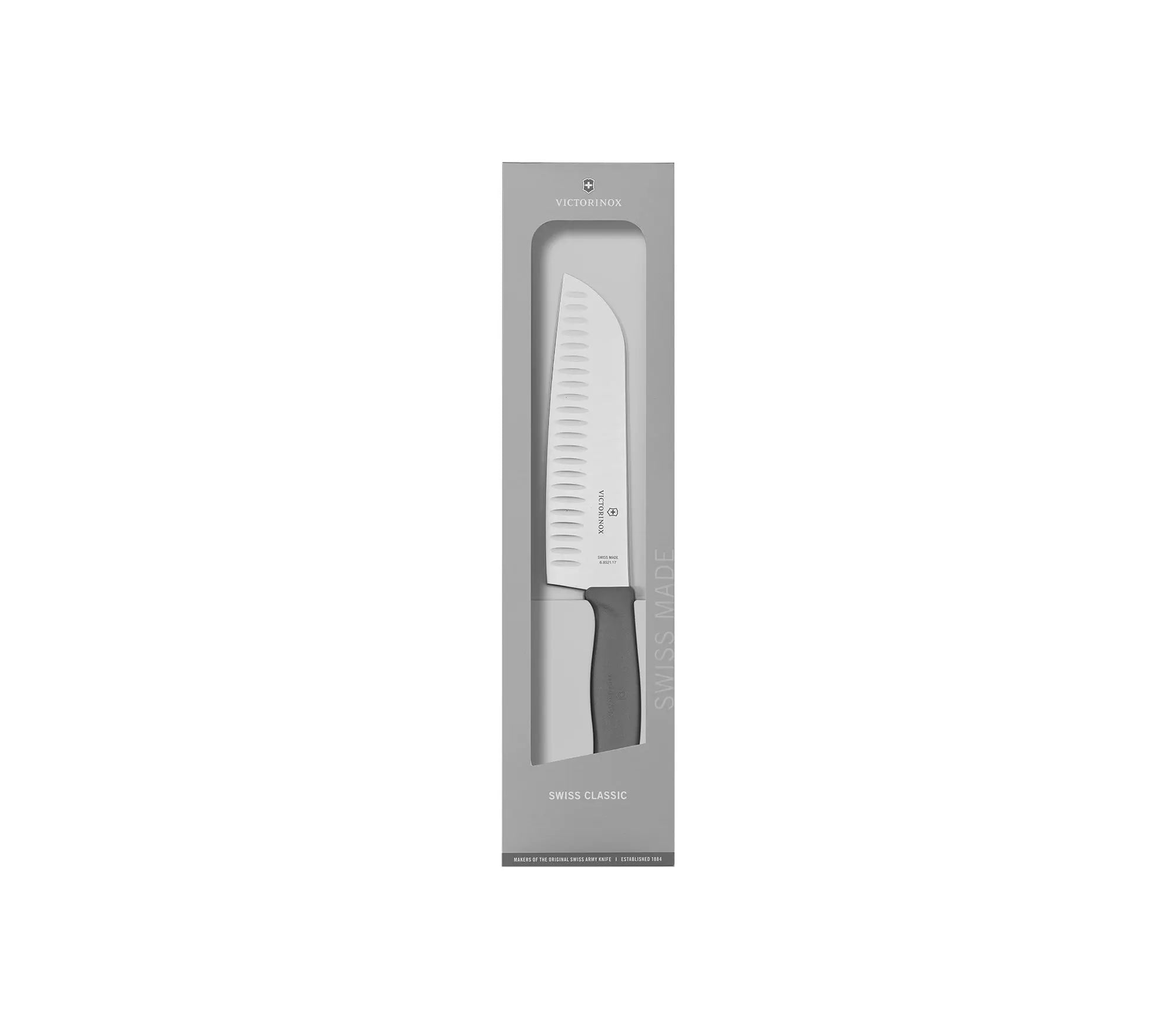 Wood Couteau Santoku manche en bois 17cm-7''    - Victorinox - Couteau Japonais - 