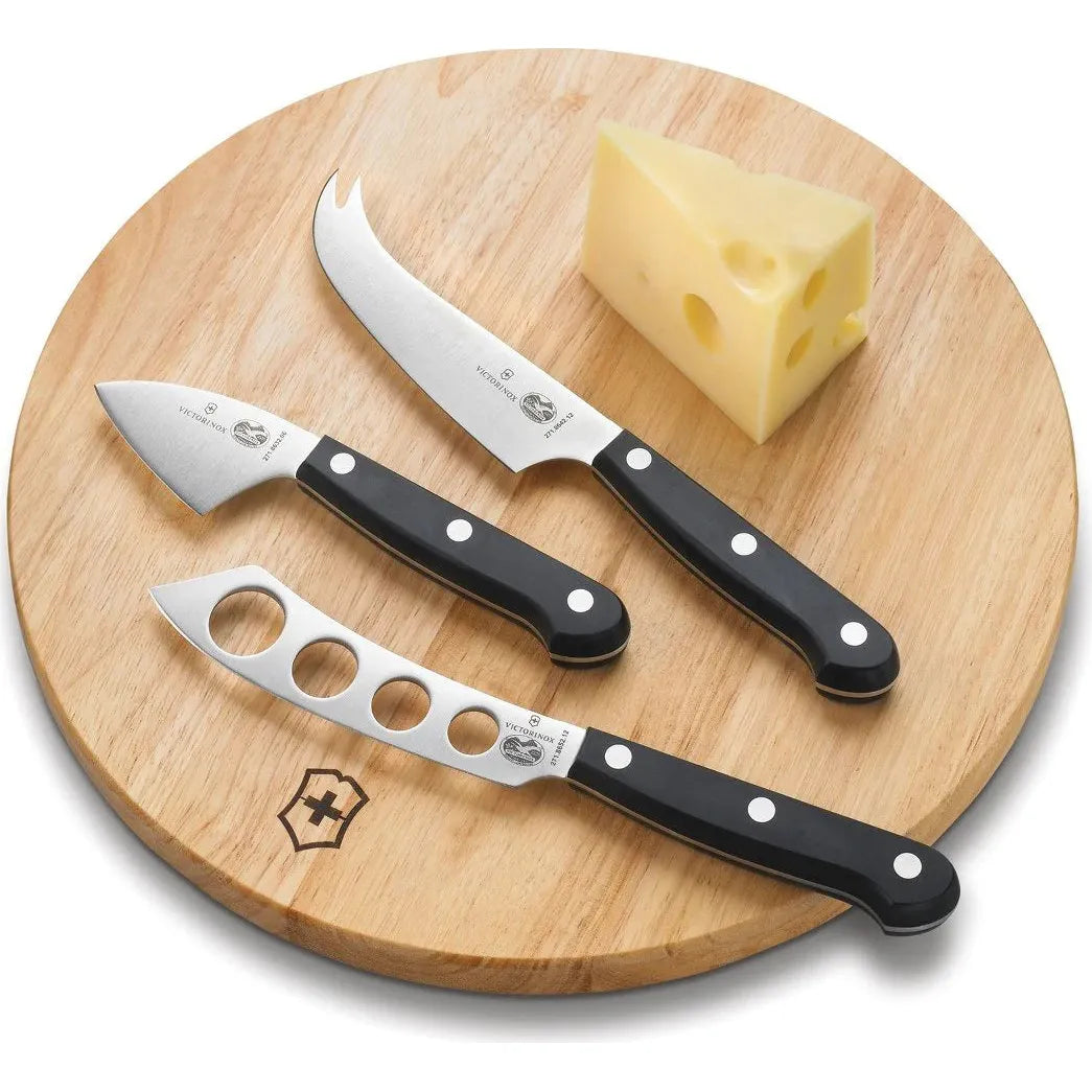 Ensemble de 3 couteaux à fromage - Victorinox - Couteau à fromage - - La Guilde Culinaire