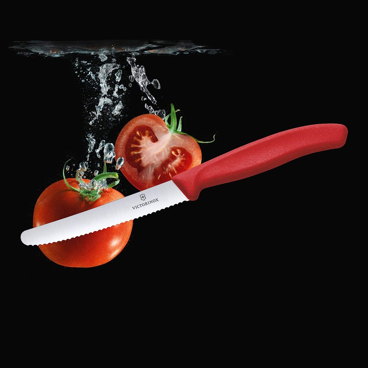 Couteau à tomates et de table Swiss Classic 11 cm - 4.5 po - Victorinox - Couteau d'office - - La Guilde Culinaire
