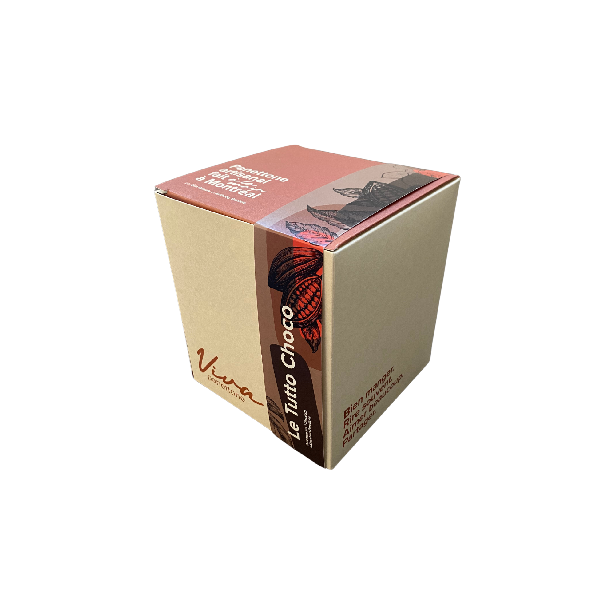 Panettone - Le Tutto Choco 500 g / 17,64 oz - Viva Panettone - Panettone - - La Guilde Culinaire