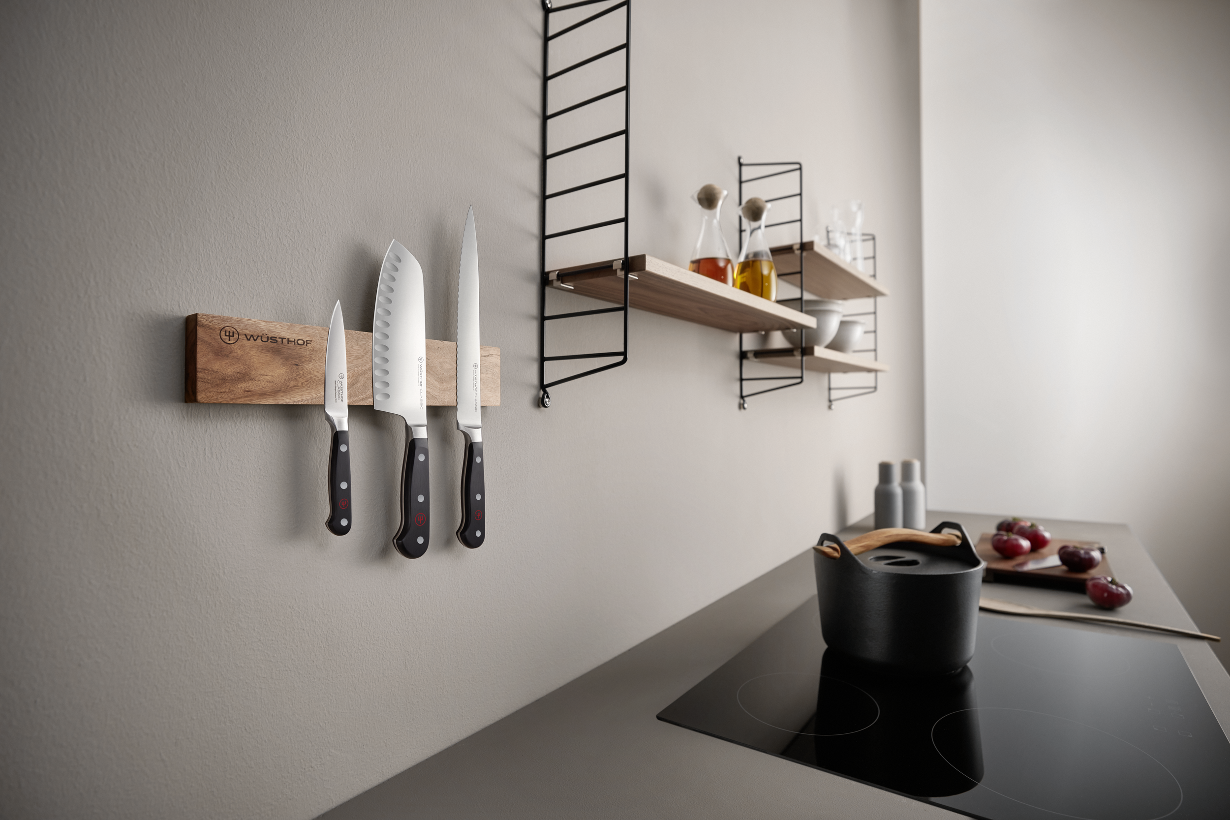 Barre magnétique 30 cm / 12", Acacia - Wüsthof - Barre magnétique - - La Guilde Culinaire