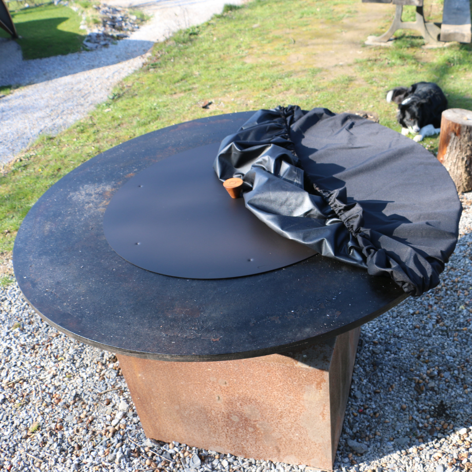 Ensemble étouffoir et Housse de Protection XL Noir - OFYR - Ensemble de protection Braseros - - La Guilde Culinaire