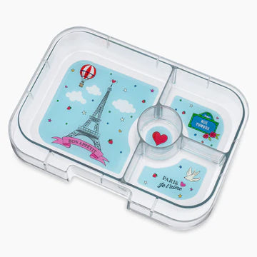 Yumbox Bento – Panino – Lulu Purple - Paris Je t'aime (4 compartiments) - Yumbox - Boîte à repas - - La Guilde Culinaire