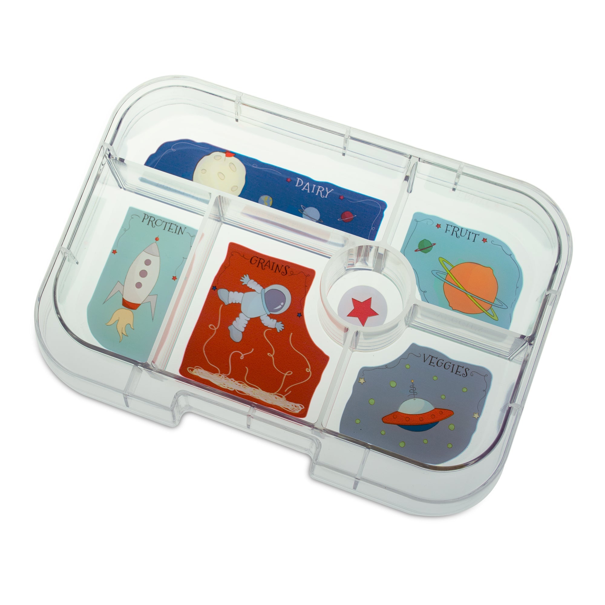 Yumbox Bento – Original – Roar Red avec plateau Rocket (6 compartiments) - Yumbox - Boîte à repas - - La Guilde Culinaire