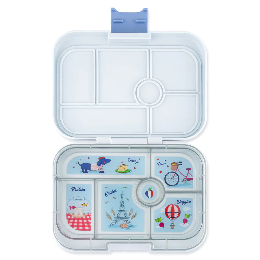 Yumbox Bento – Original – Hazy Gray - Paris (6 compartiments) - Yumbox - Boîte à repas - - La Guilde Culinaire