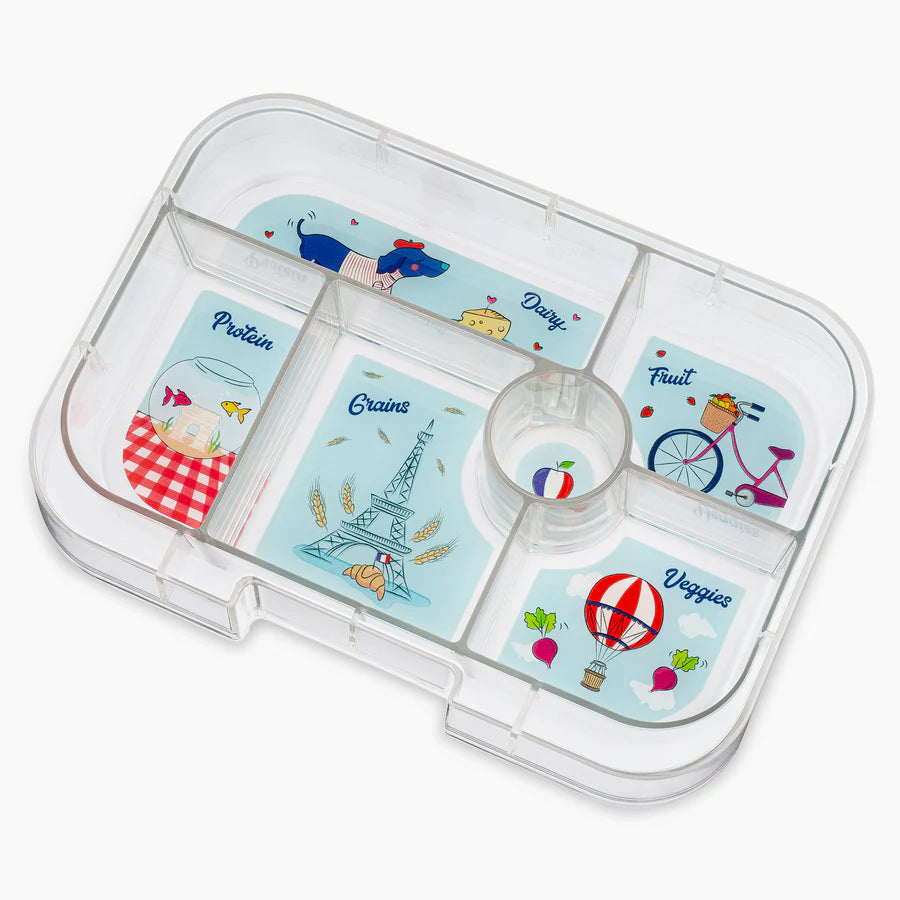 Yumbox Bento – Original – Serena Aqua - avec plateau Paris (6 compartiments) - Yumbox - Boîte à repas - - La Guilde Culinaire