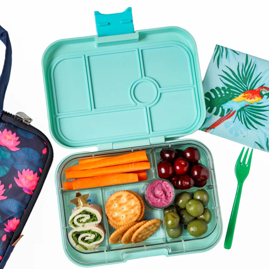 Yumbox Bento – Original – Serena Aqua - avec plateau Paris (6 compartiments) - Yumbox - Boîte à repas - - La Guilde Culinaire
