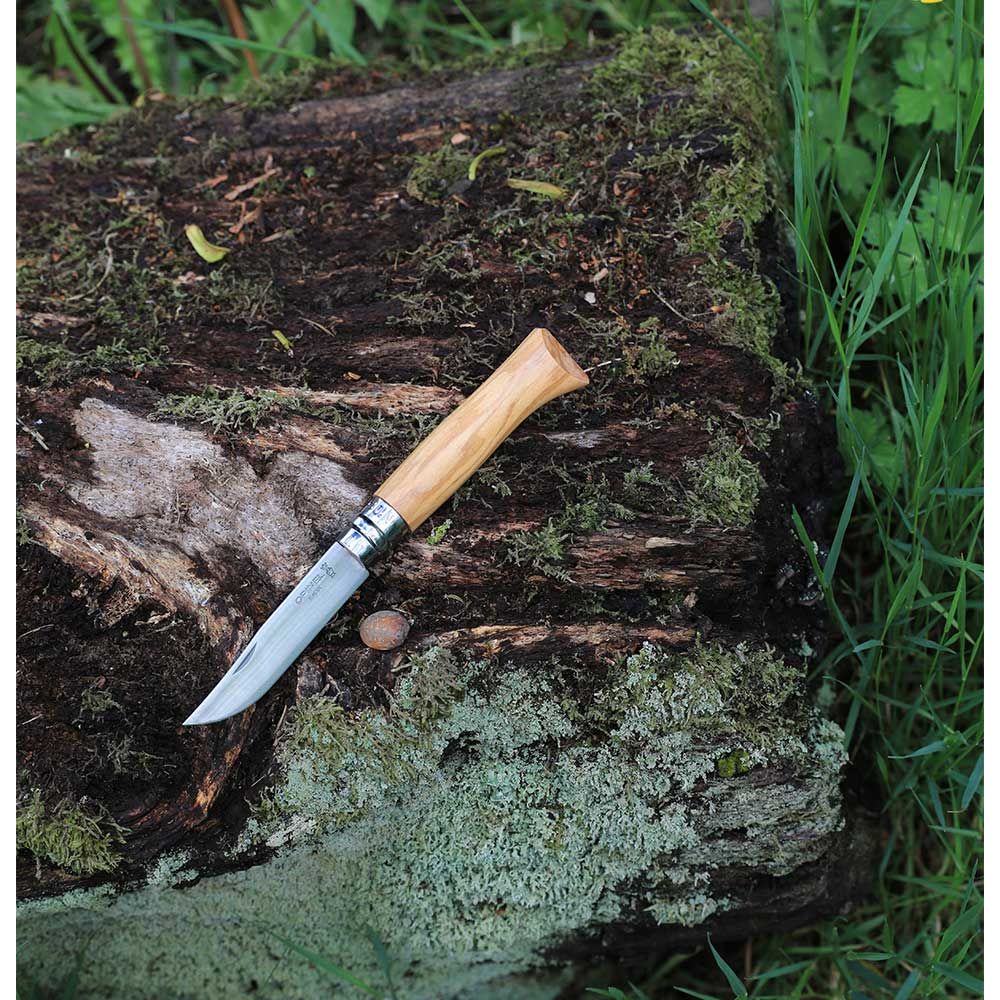 Opinel - N°08 Olivier + étui - Opinel - Couteau de poche - - La Guilde Culinaire