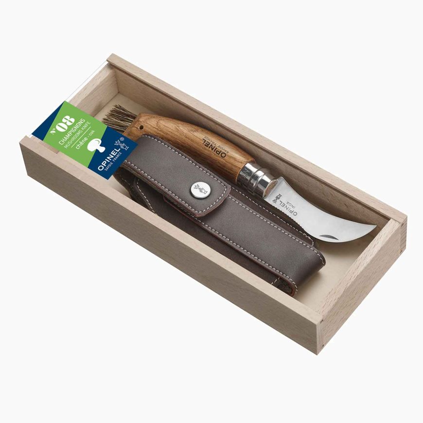 Opinel - Plumier N°08 Champignon + gaine - Opinel - Couteau de poche - - La Guilde Culinaire
