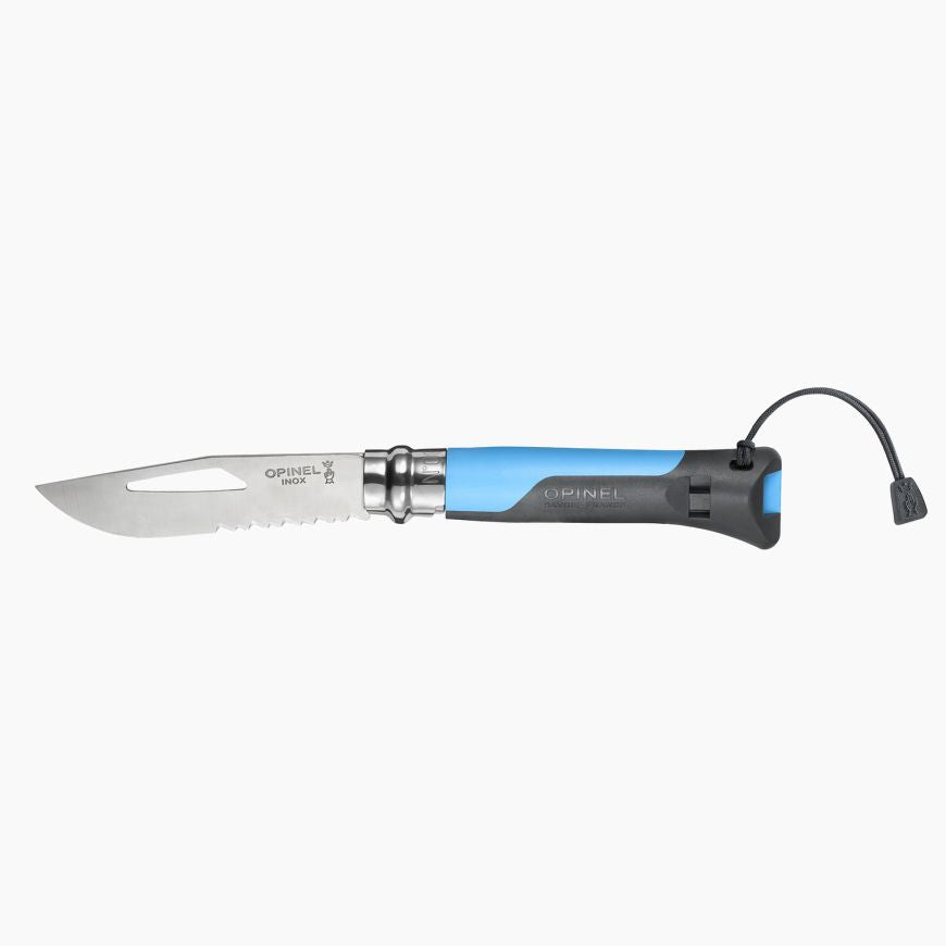 Opinel - N°08 Outdoor Terre/Bleu - Opinel - Couteau de poche - - La Guilde Culinaire