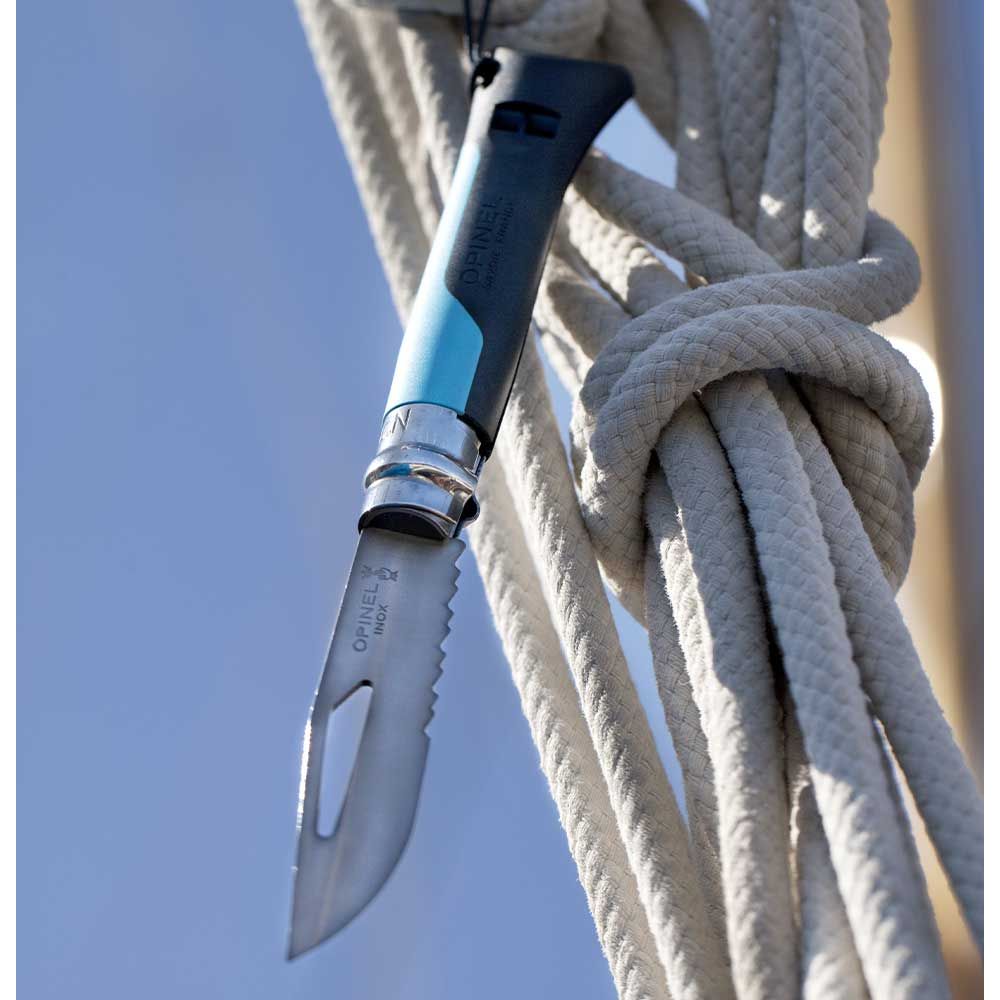 Opinel - N°08 Outdoor Terre/Bleu - Opinel - Couteau de poche - - La Guilde Culinaire