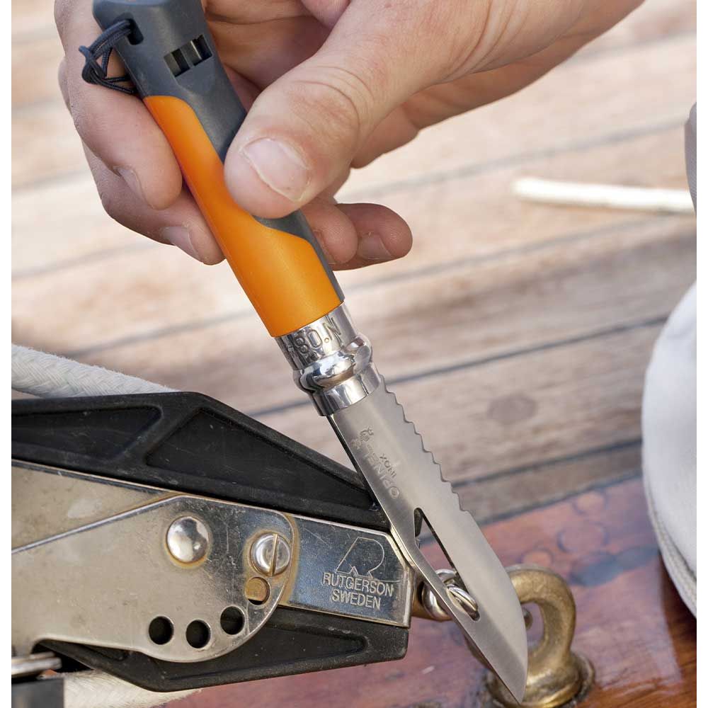 Opinel - N°08 Outdoor Terre/Orange - Opinel - Couteau de poche - - La Guilde Culinaire