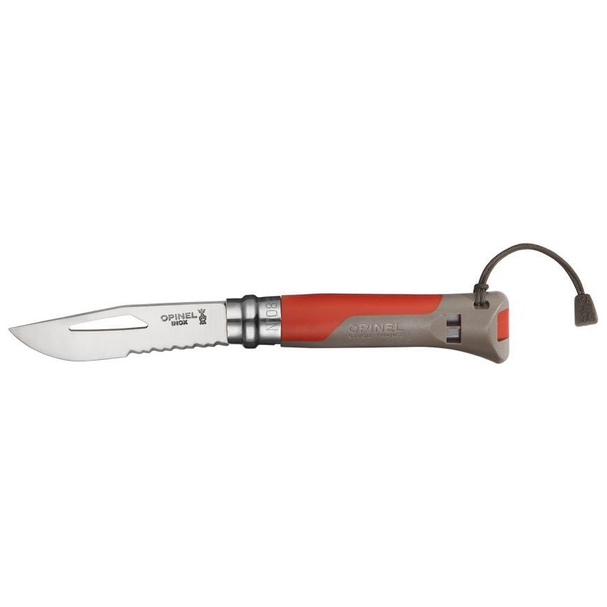 Opinel - N°08 Outdoor Terre/Rouge - Opinel - Couteau de poche - - La Guilde Culinaire