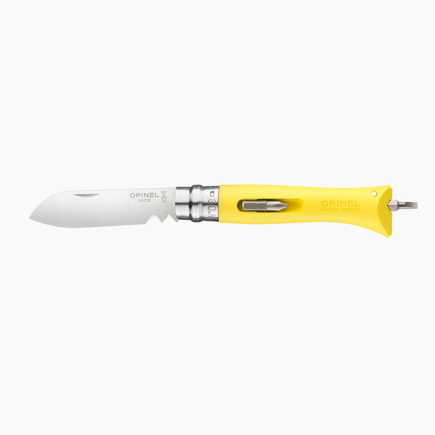 Opinel - N°09 Bricolage Jaune - Opinel - Couteau de poche - - La Guilde Culinaire