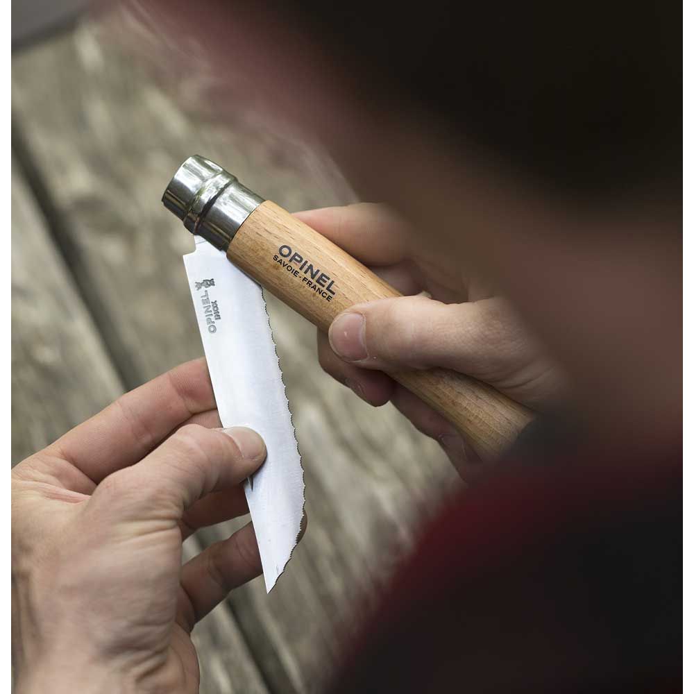 Opinel N°12 - Couteau de poche Inox Cranté - Opinel - Couteau de poche - - La Guilde Culinaire