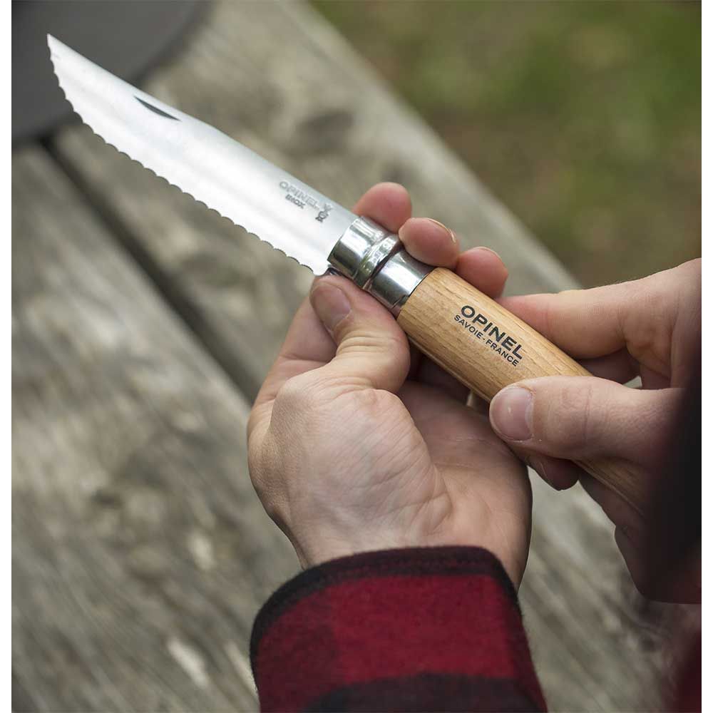 Opinel N°12 - Couteau de poche Inox Cranté - Opinel - Couteau de poche - - La Guilde Culinaire