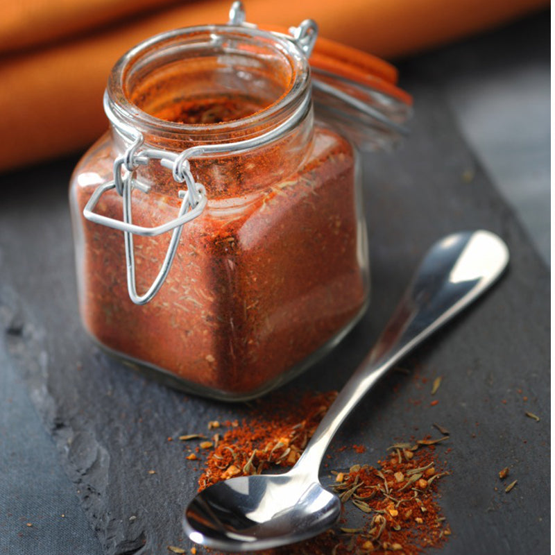 Bocal à clip pour épices carré - 70ml - Kilner - Bocal - - La Guilde Culinaire