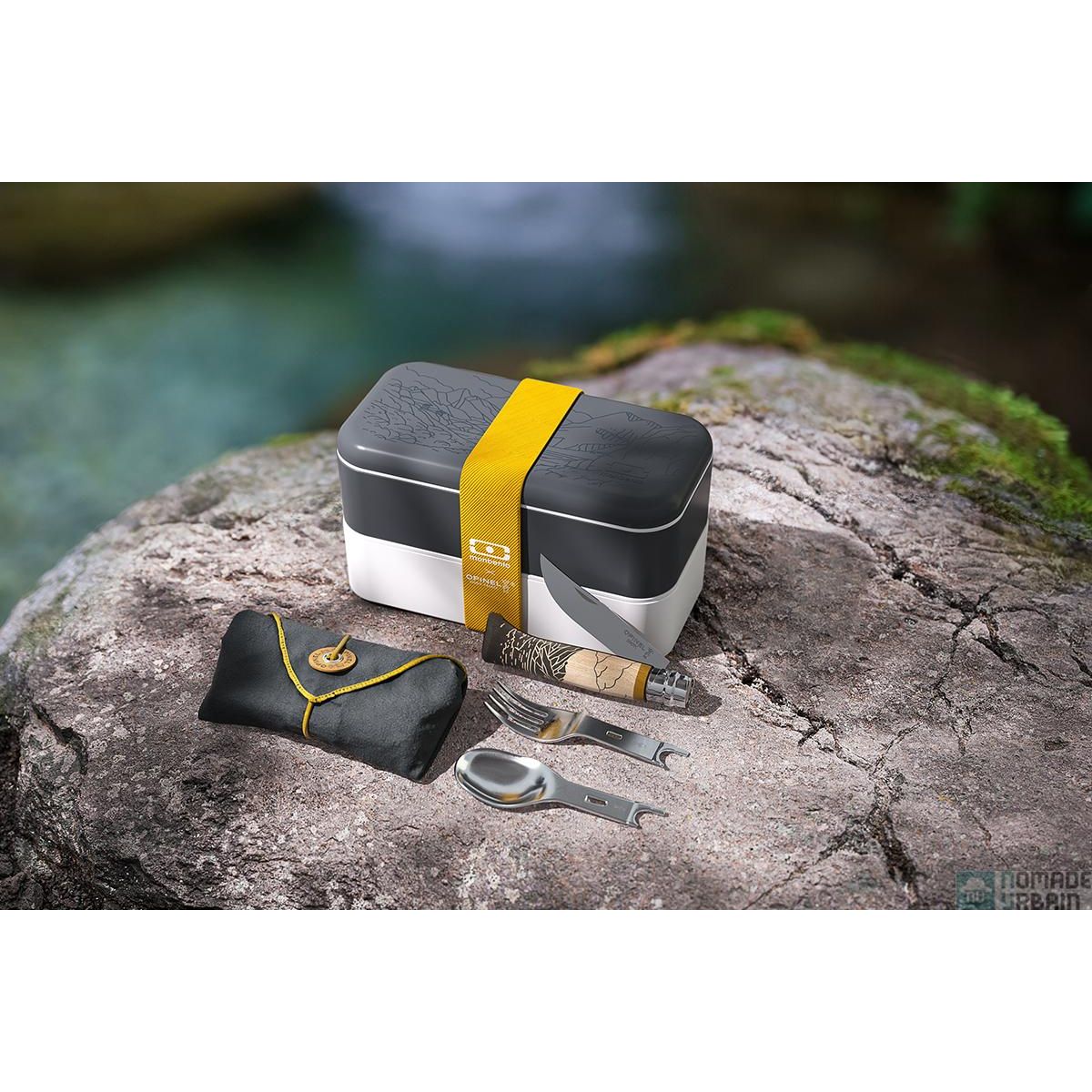 Opinel & monbento : Kit repas nomade - Opinel - Boîte à repas - - La Guilde Culinaire