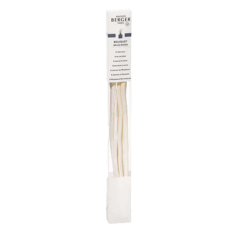 Brins en saule naturel pour bouquet parfumé - 21 cm (8,3 po) – Blancs - Maison Berger Paris - Brins bouquet parfumé - - La Guilde Culinaire