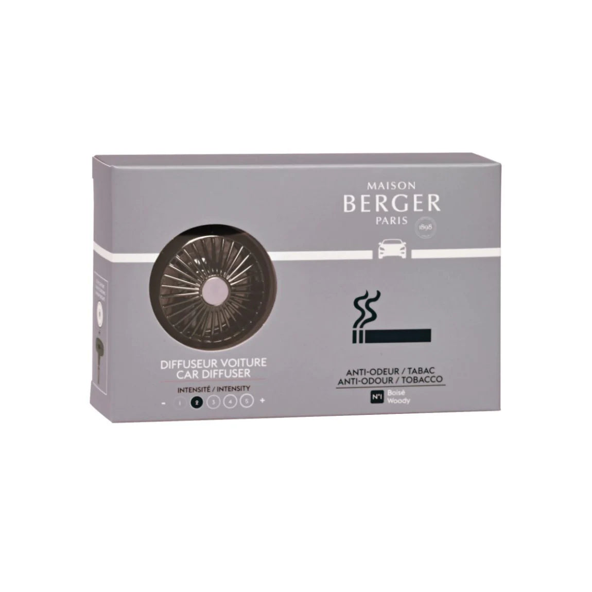 Coffret diffuseur voiture - Anti-Tabac * - Maison Berger Paris - Diffuseur de voiture - - La Guilde Culinaire