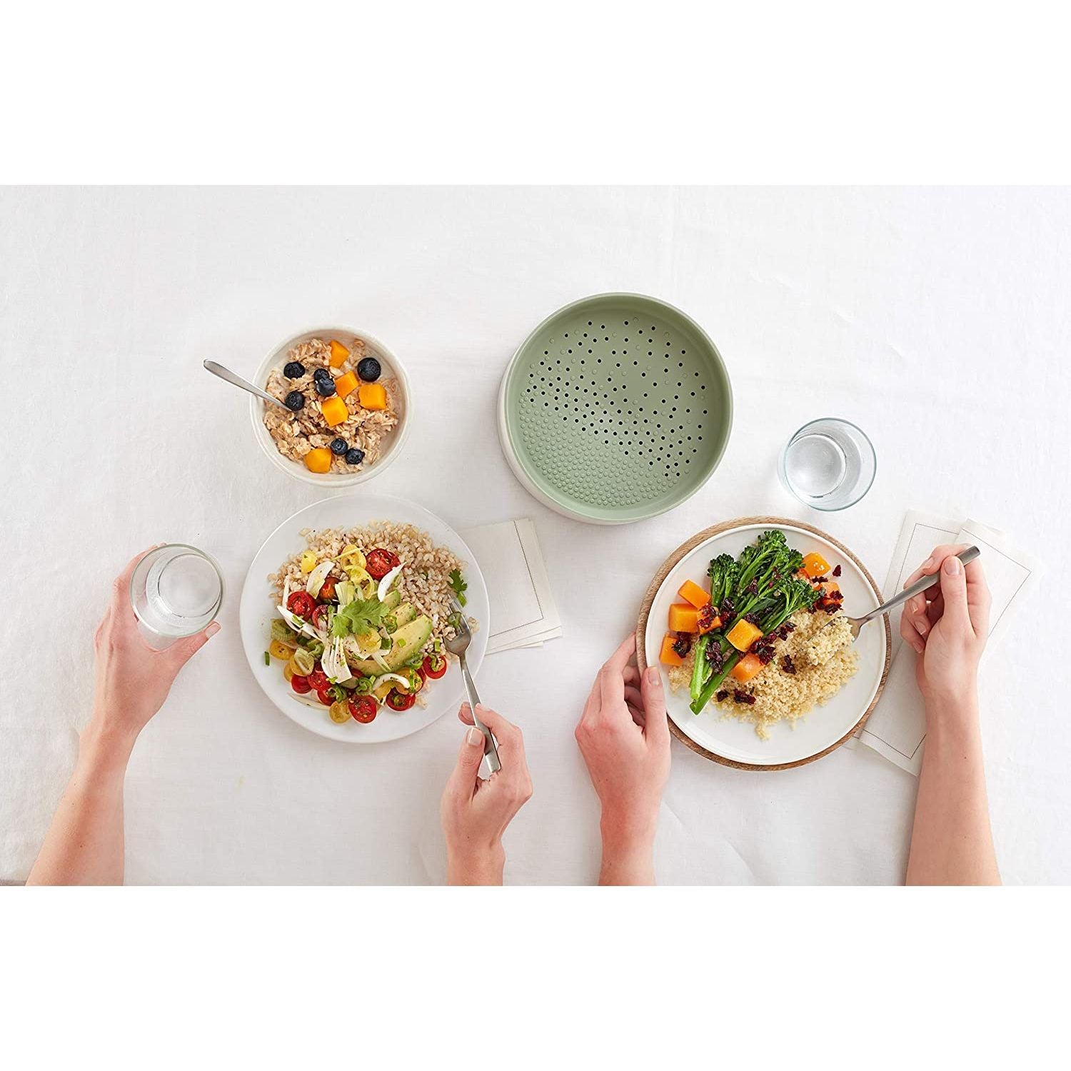 Cuiseur à riz et quinoa pour micro-onde - Lékué - Cuiseur à riz - - La Guilde Culinaire