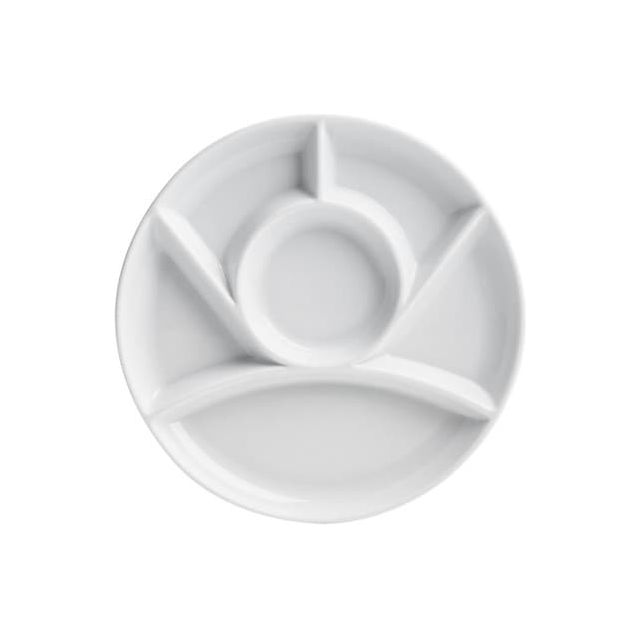 Ensemble de 4 assiettes à fondue rondes ! - Trudeau - Assiette - - La Guilde Culinaire