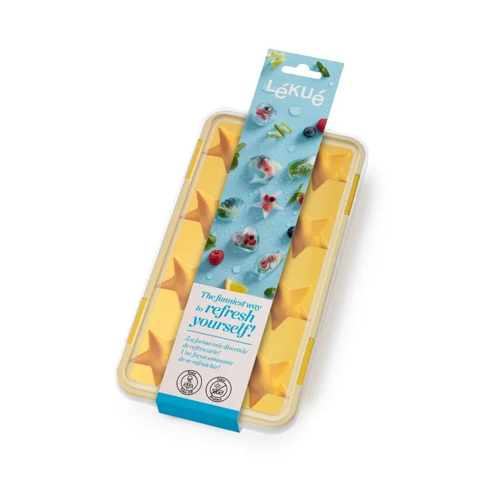 Bac à glaçons avec couvercle étoile - Lékué - Contenant pour aliment - - La Guilde Culinaire