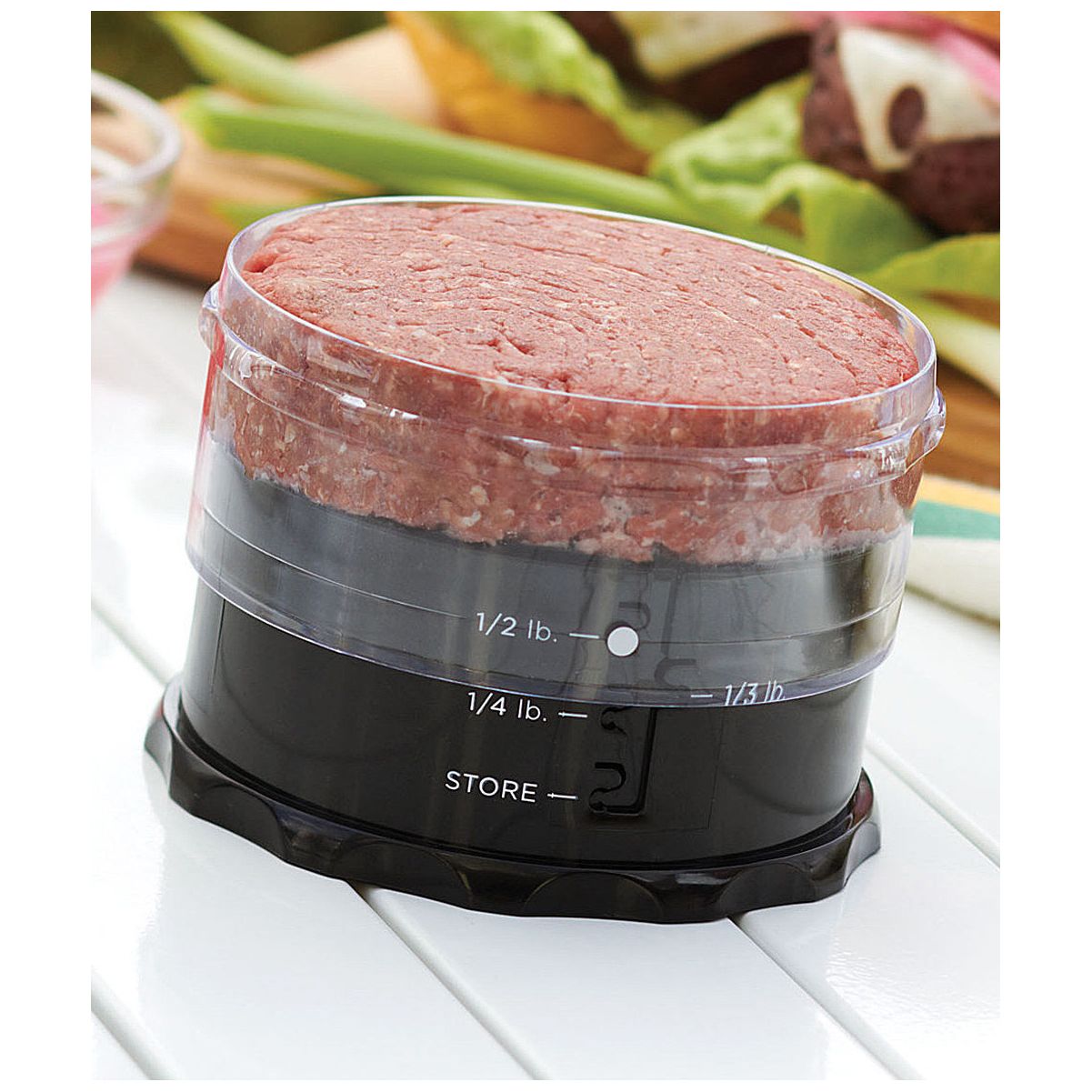 Presse à gros Hamburger - Outset - Presse à griller - - La Guilde Culinaire