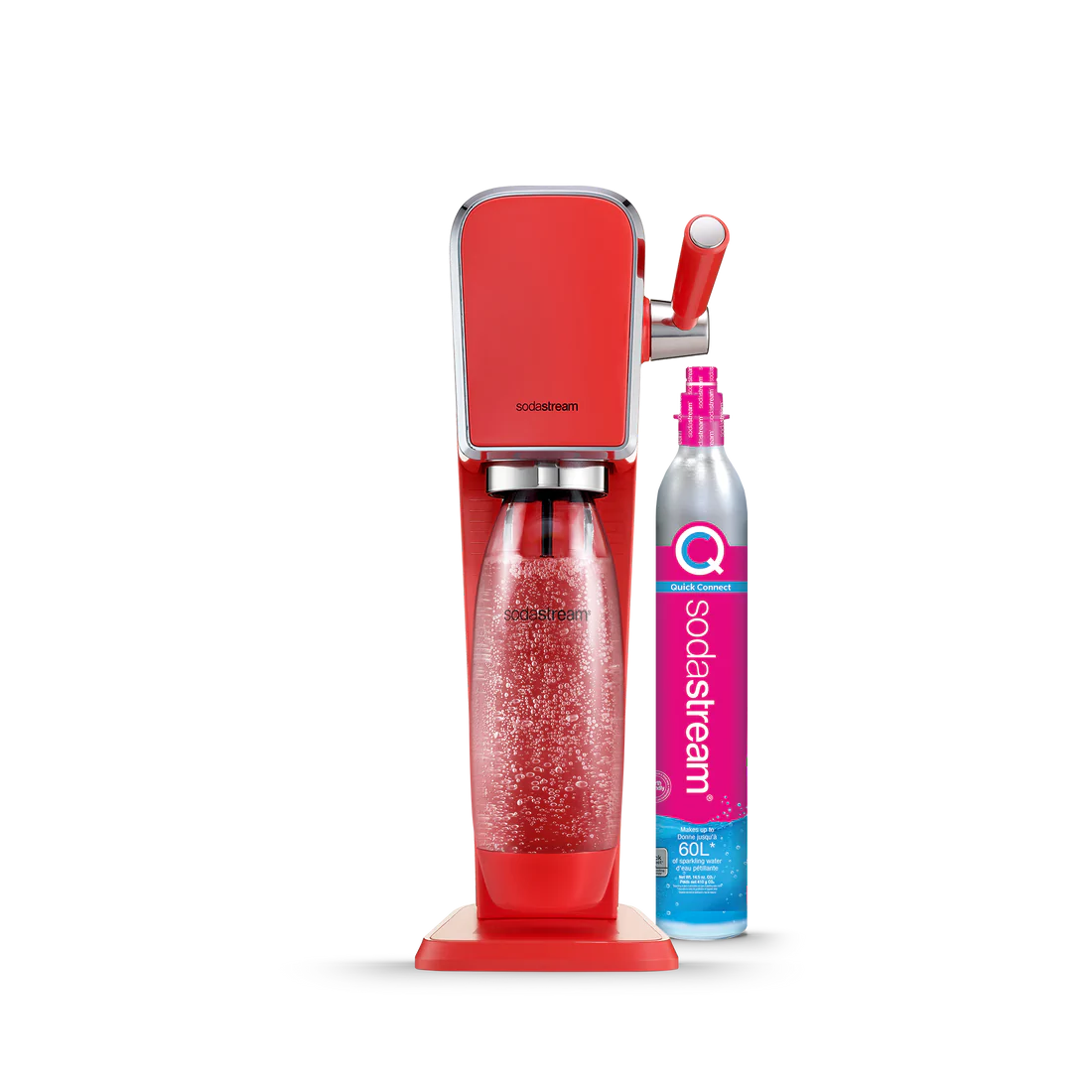Machine à soda et eau gazeuse SODASTREAM ART - Rouge - Sodastream - Machine à soda et eau gazeuse - - La Guilde Culinaire