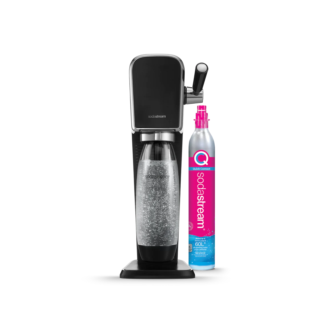 Art Black Sparkling Water Maker – Sodastream – La Guilde Culinaire