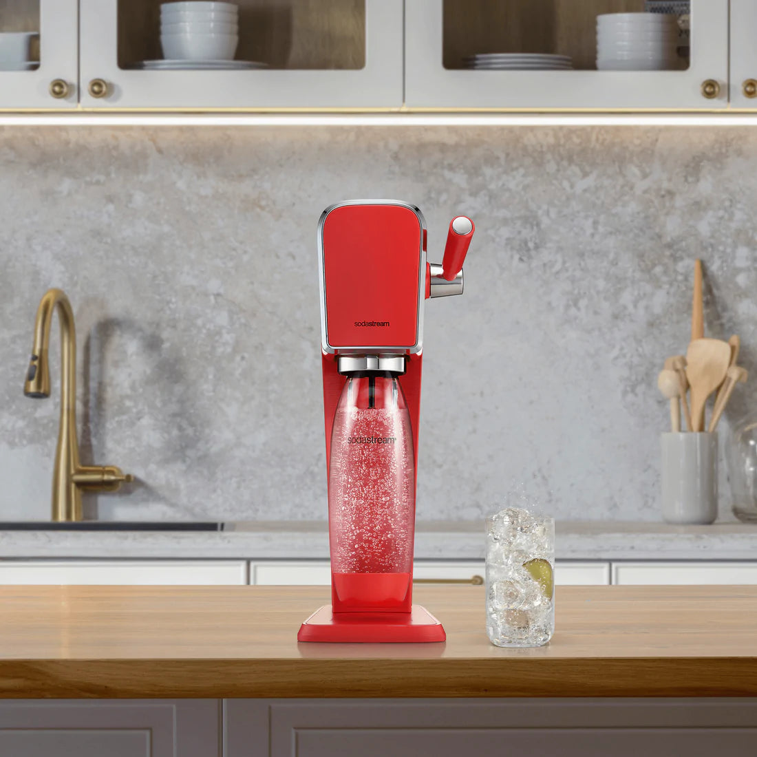 Machine à soda et eau gazeuse SODASTREAM ART - Rouge - Sodastream - Machine à soda et eau gazeuse - - La Guilde Culinaire
