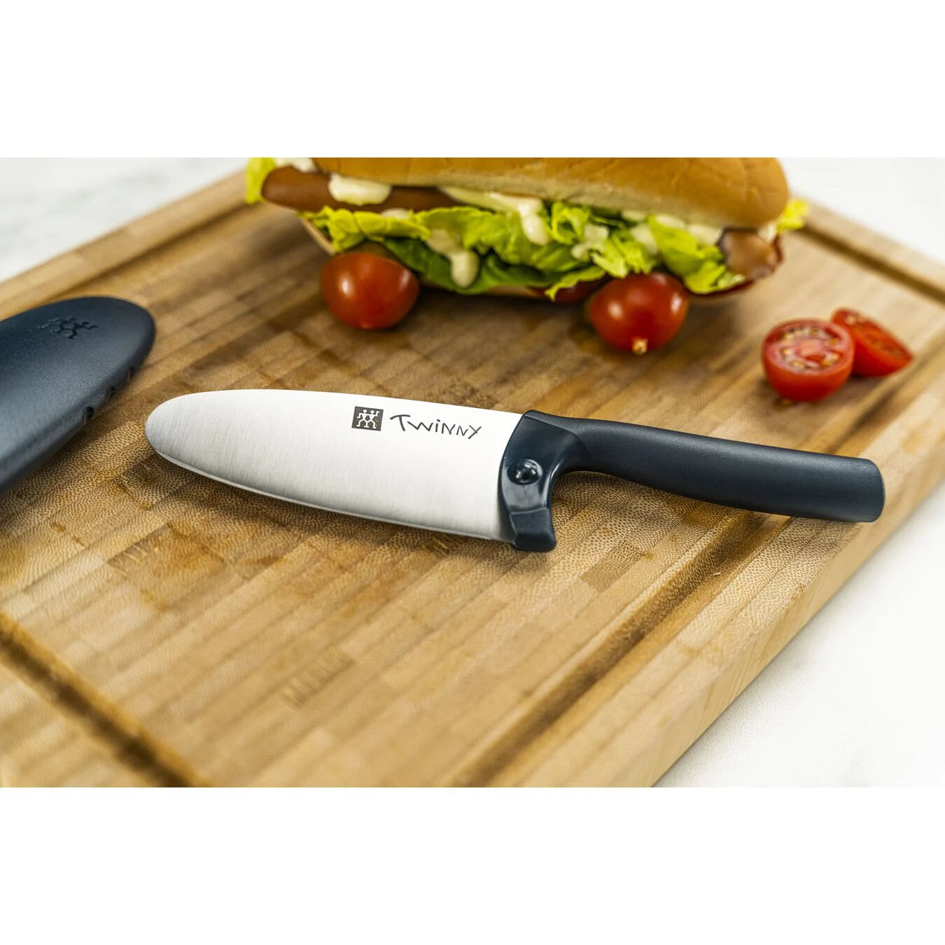 Couteau de Chef pour enfant gris - 4" - Zwilling - Couteau pour enfant - - La Guilde Culinaire