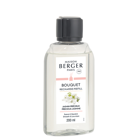 Recharge pour Bouquet Jasmin Précieux - 200ml (6.7oz) - Maison Berger Paris - Recharge pour bouquet - - La Guilde Culinaire