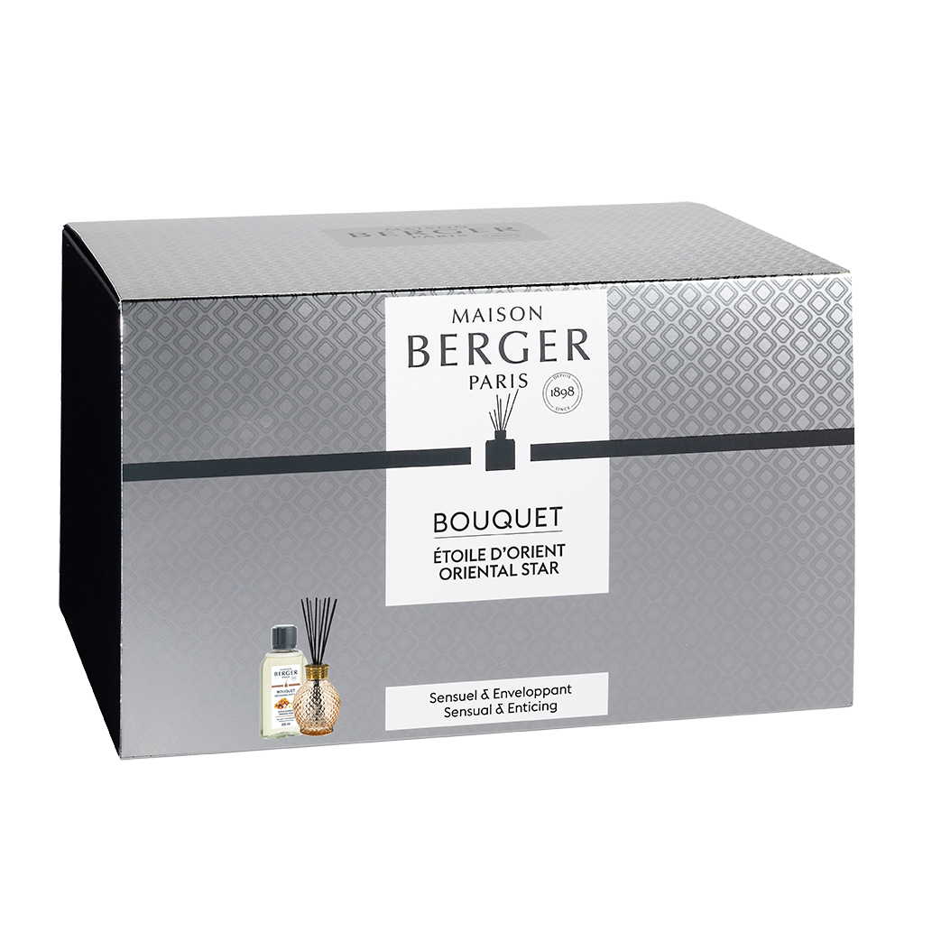 Coffret bouquet parfumé Originelle couleur miel - Maison Berger Paris - Bouquet parfumé - - La Guilde Culinaire