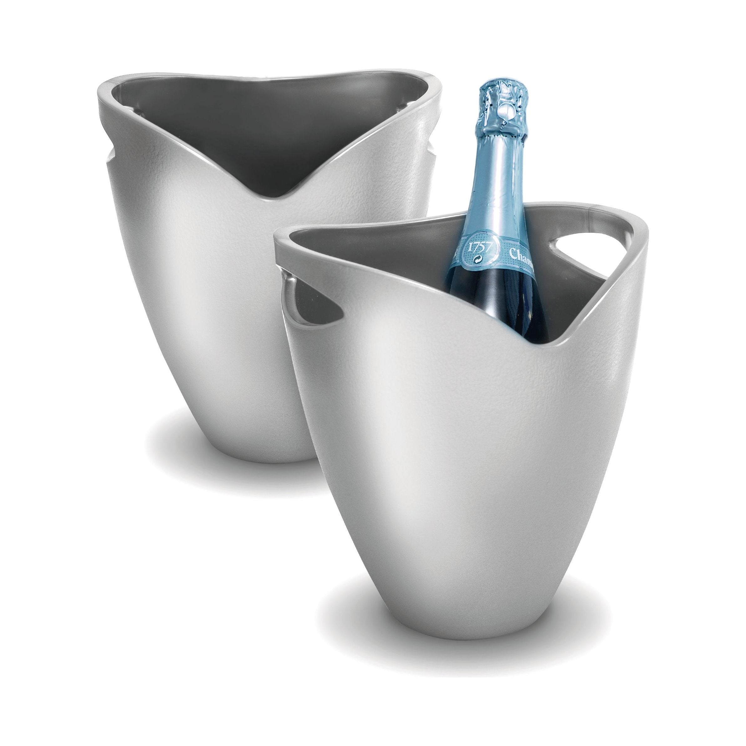 Seau à Glace en Acrylique - Argent - Pulltex - Seau à glace - - La Guilde Culinaire