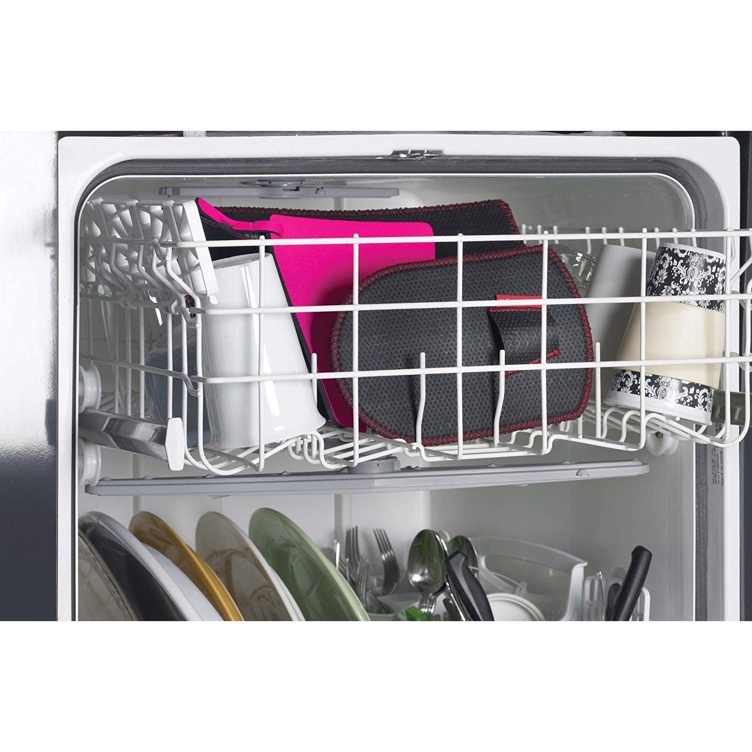 Mitaine de Chef Taille Large Noir-Rouge - Cuisipro - Gant de cuisine - - La Guilde Culinaire