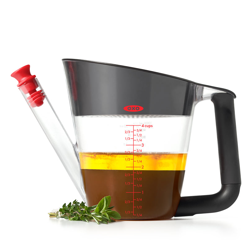 Saucière à dégraisser de 4 tasses - OXO - Accessoire - - La Guilde Culinaire