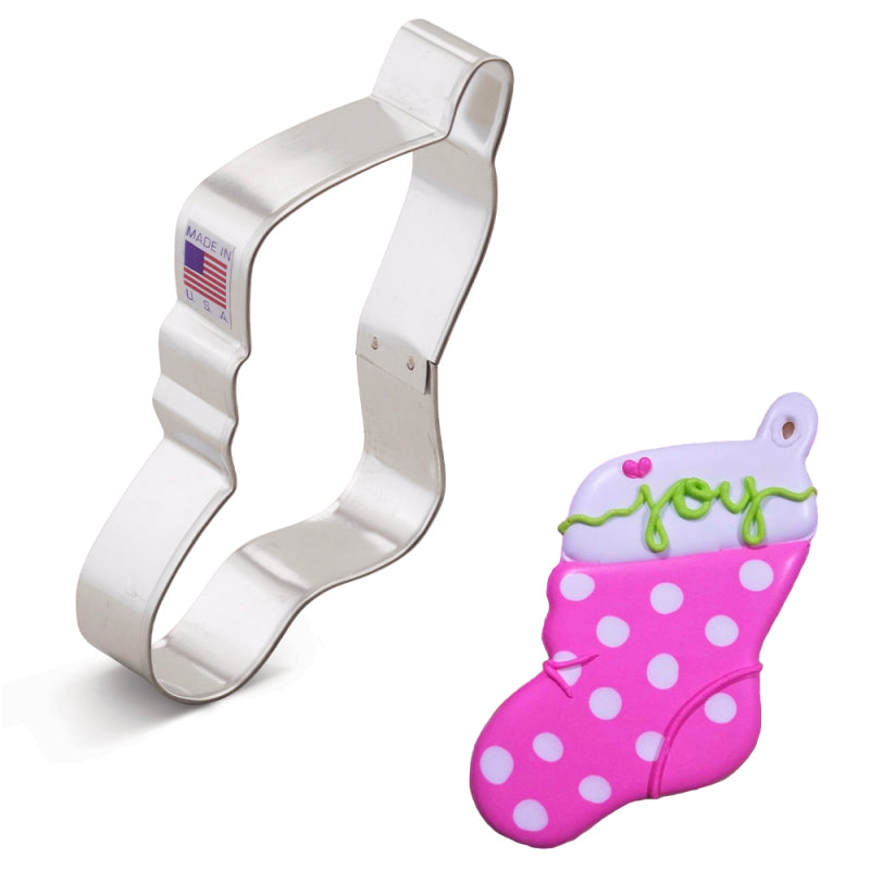 Emporte-pièce Chaussette de Noël 5" - Ann Clark Cookie Cutters - Emporte-pièce - - La Guilde Culinaire