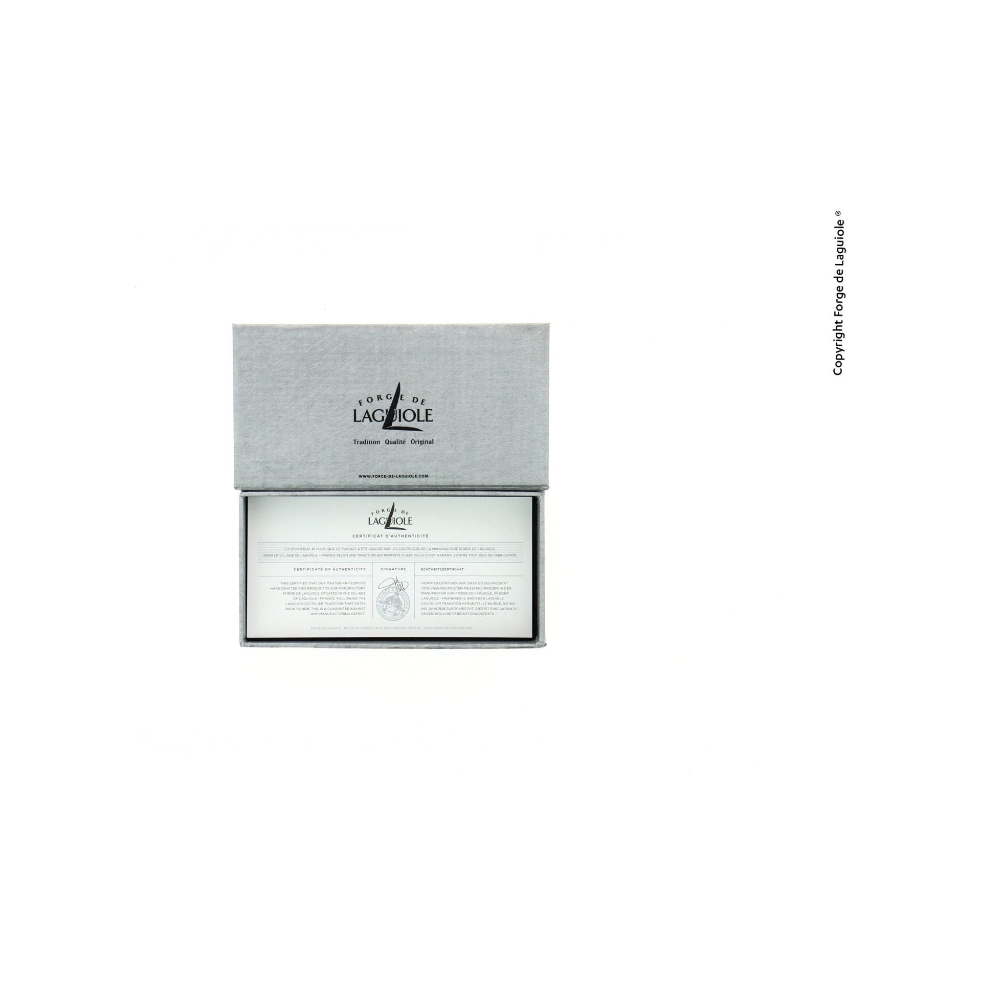 Couteau pliant 12 cm Genévrier, mitre inox mat – Laguiole - Laguiole - Couteau de poche - - La Guilde Culinaire