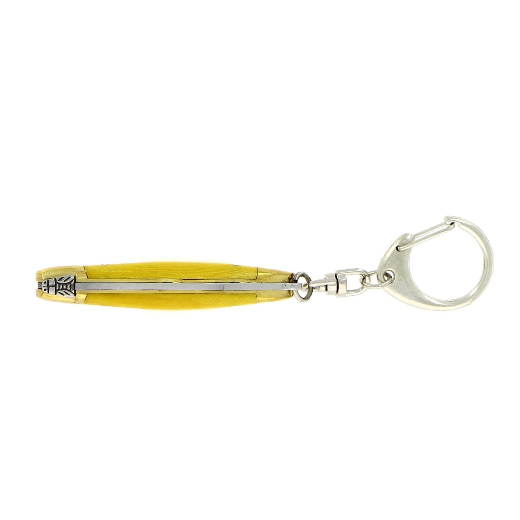 Porte-clés 7 cm Tissu compressé, mitre Laiton – Laguiole - Laguiole - Porte-clefs - - La Guilde Culinaire