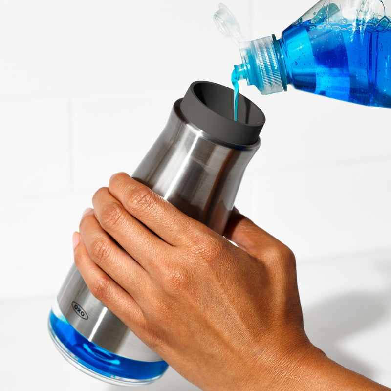 Distributeur de savon en inox - OXO - Distributeur de savon - - La Guilde Culinaire