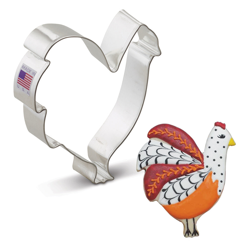 Emporte-pièce Coq 4"x3 3/8" - Ann Clark Cookie Cutters - Emporte-pièce - - La Guilde Culinaire