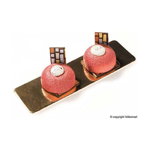 Moule en silicone 24 pomponnettes - SilikoMart - Moule à gâteaux - - La Guilde Culinaire